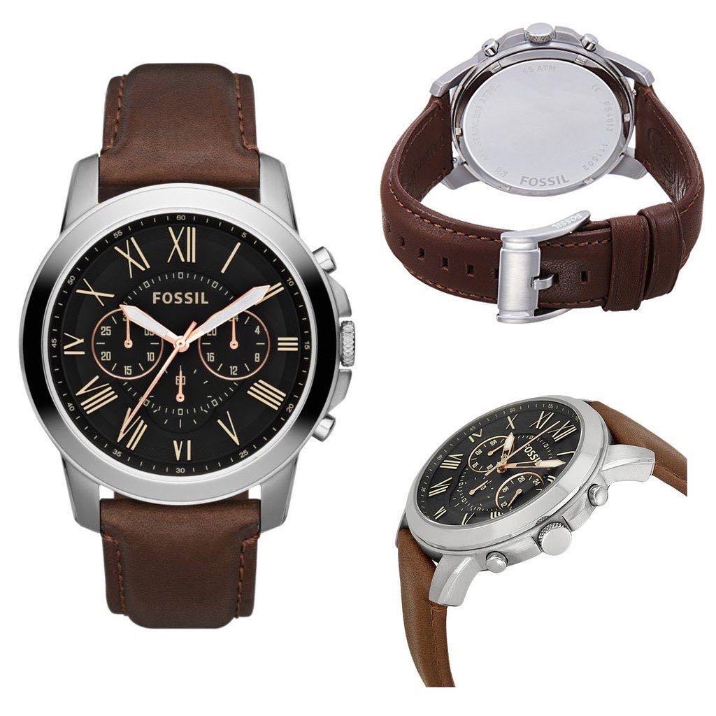 Original 100% Fossil Watch Men Fs4813 