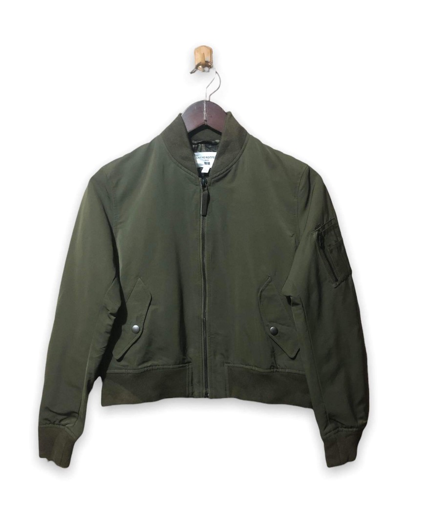 Original UNIQLO Bomber Jacket, Women's Fashion, Coats, Jackets and Outerwear on Carousell