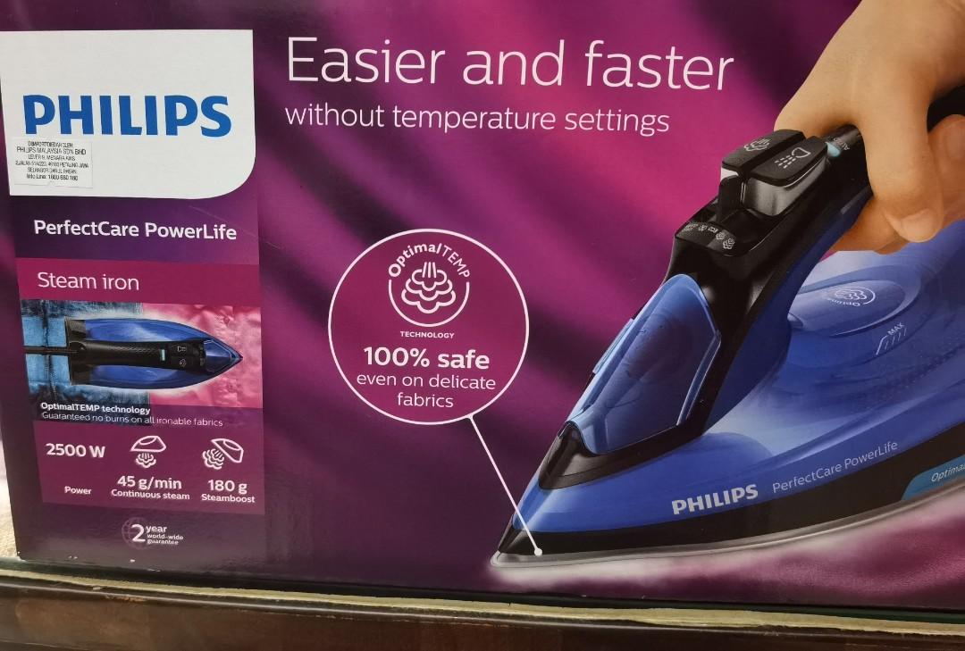 PHILIPS GC3920 STEAM IRON PERFECTCARE OPTIMAL TEMP NEW 2 YEARS WARRANTY