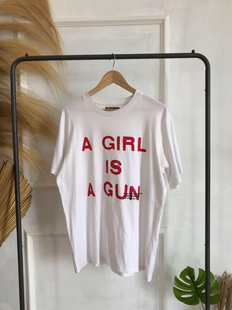 Pleasures A girl is a gun tee a girl is a gun tshirt