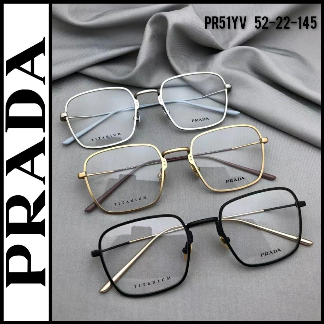 Prada titanium glasses eyewear Carousell