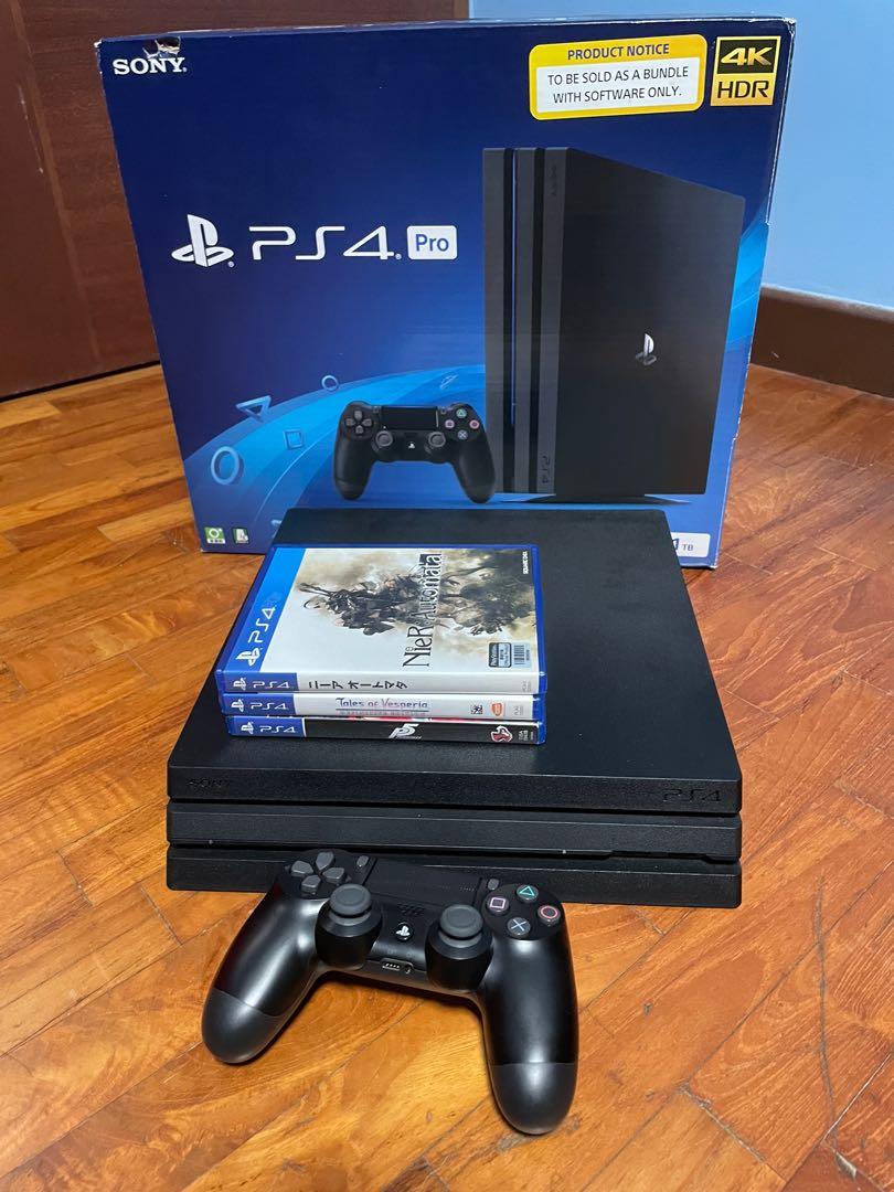 Ps4 pro 1tb (CUH -7200 model) with games, Video Gaming, Video Game