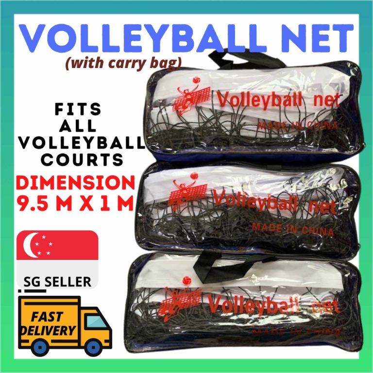[Ready stock] Volleyball net Standard size volley ball nets tournament