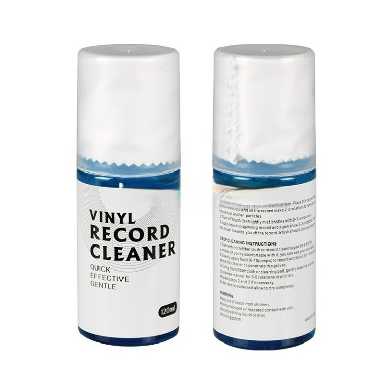 Record Cleaning Solution 120ML for VINYL LP, Hobbies & Toys, Music