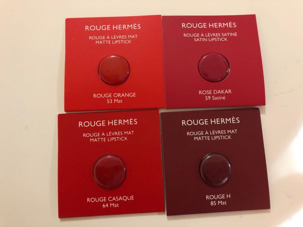 Rouge Hermes lipstick sample, Beauty & Personal Care, Face, Makeup on  Carousell
