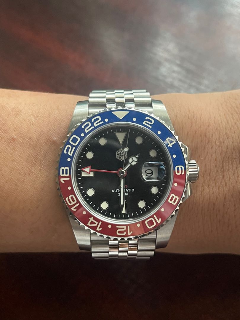 San Martin GMT Master Pepsi Men s Fashion Watches Accessories