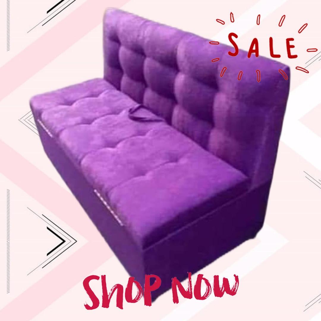 Storage ottoman!, Furniture & Home Living, Furniture, Sofas on Carousell