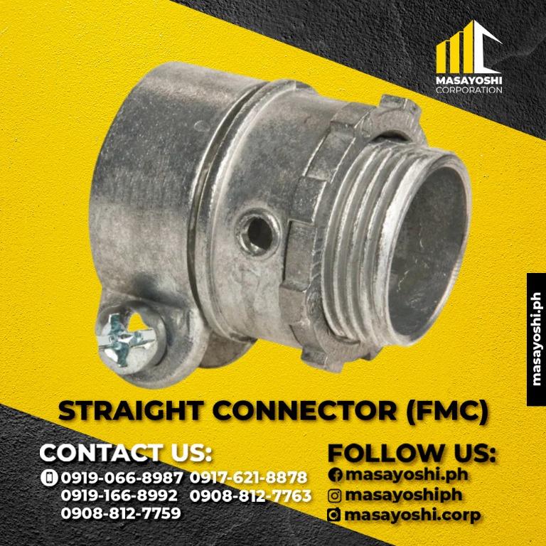 Straight Connector Flexible metal conduit / FMC / Electrical