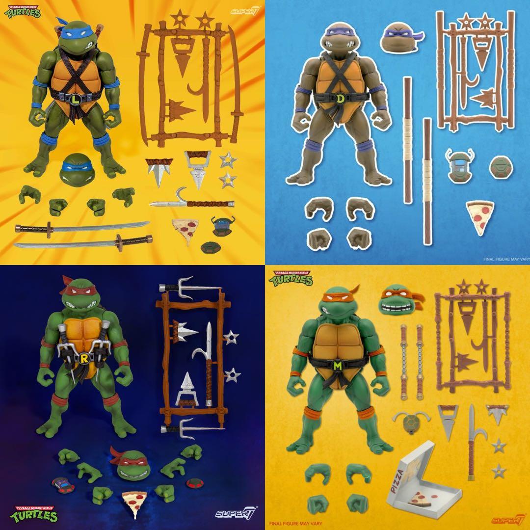 [SALE] Super7 TMNT Ultimates: Teenage Mutant Ninja Turtles set, Hobbies ...