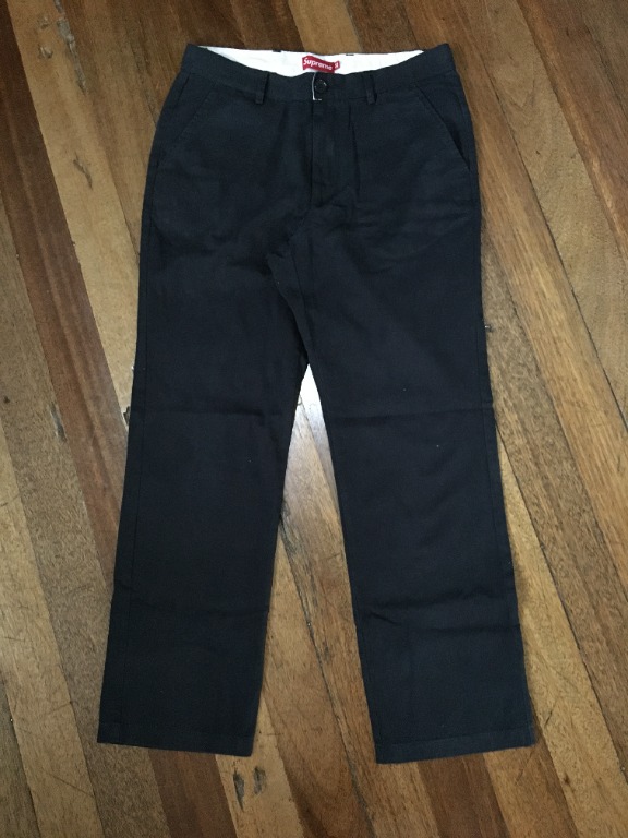 Supreme Chino Pants (Authentic), Men's Fashion, Bottoms, Trousers on ...