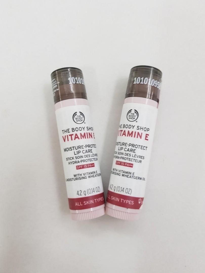 The Body Shop Vitamin E Lip Care Stick SPF 15, Kesehatan & Kecantikan
