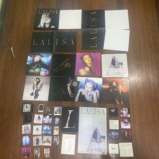 TINGI Lisa VINYL KIT BLACK NORMAL ALBUM Lalisa blackpink photocard grip holder sticker poster