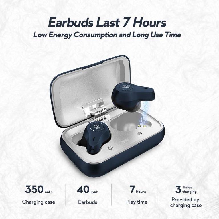 True Wireless Earbuds, Mifo O7 Bluetooth Earbuds 5.0 With Charging Case
