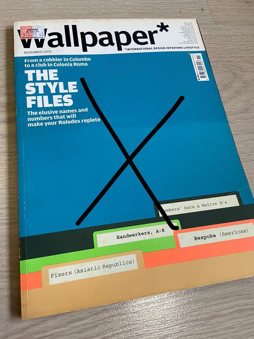 Vintage wallpaper magazines batch, Hobbies & Toys, Books & Magazines