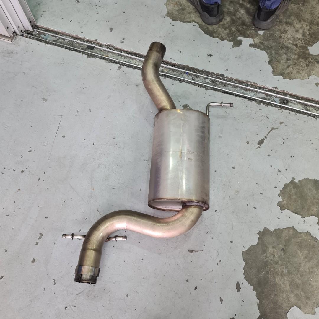 VW Volkswagen Jetta Bastuck Custom Resonator / Midpipe Delete, Car