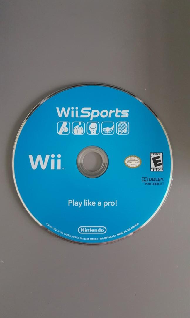 Wii store sports cd