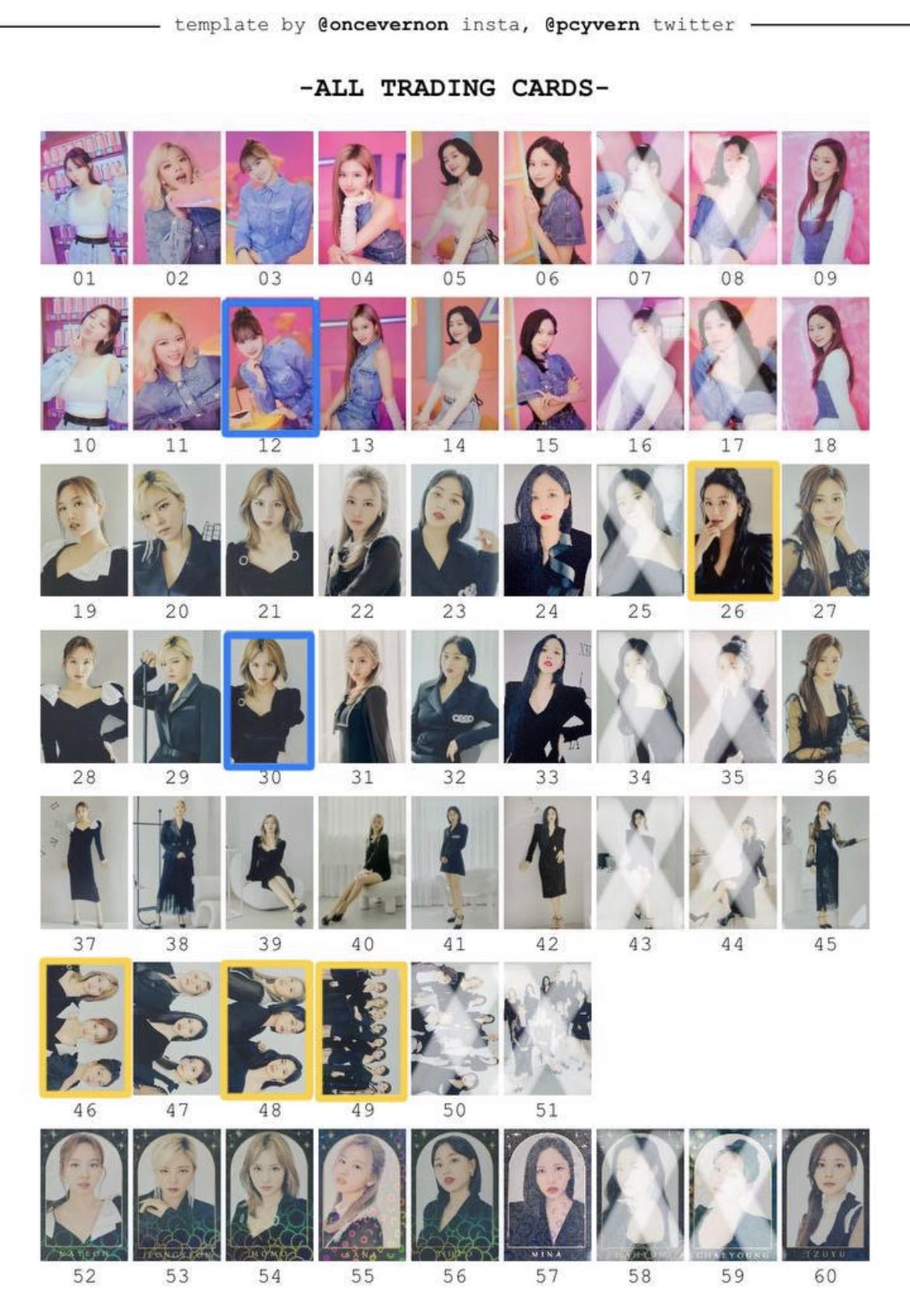 [WTT/WTS] Twice 4th world tour trading cards, Hobbies & Toys