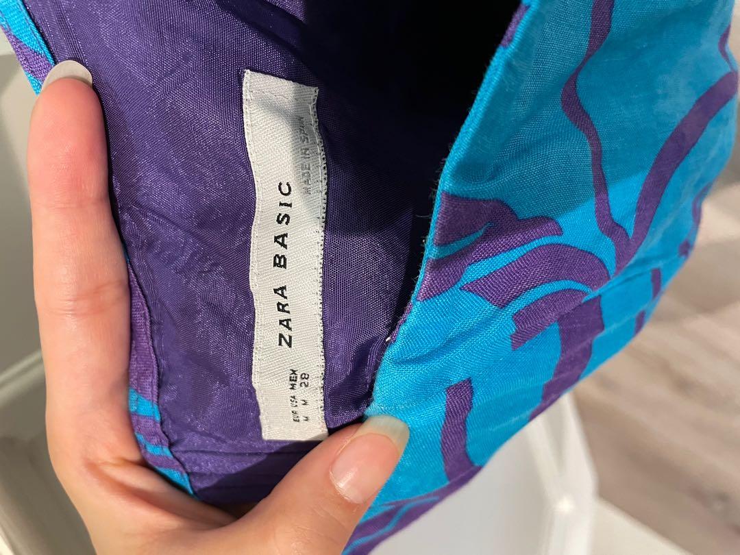 Zara bandage dress blue, Fesyen Wanita, Pakaian Wanita, Gaun & Rok di