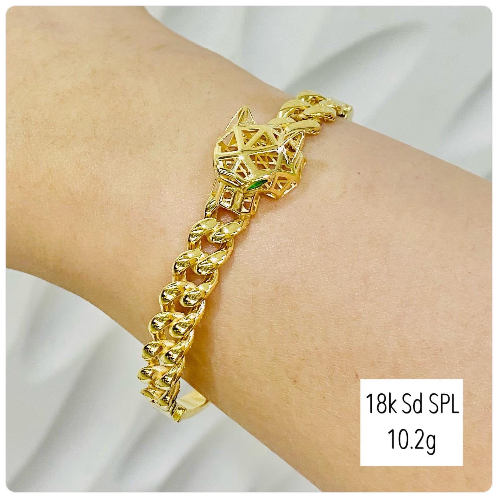 Panther bracelet gold clearance
