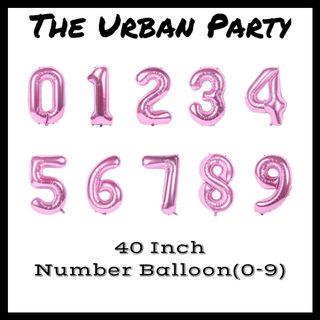40 inch Happy Birthday Number Foil Balloons For Party Events Decorations