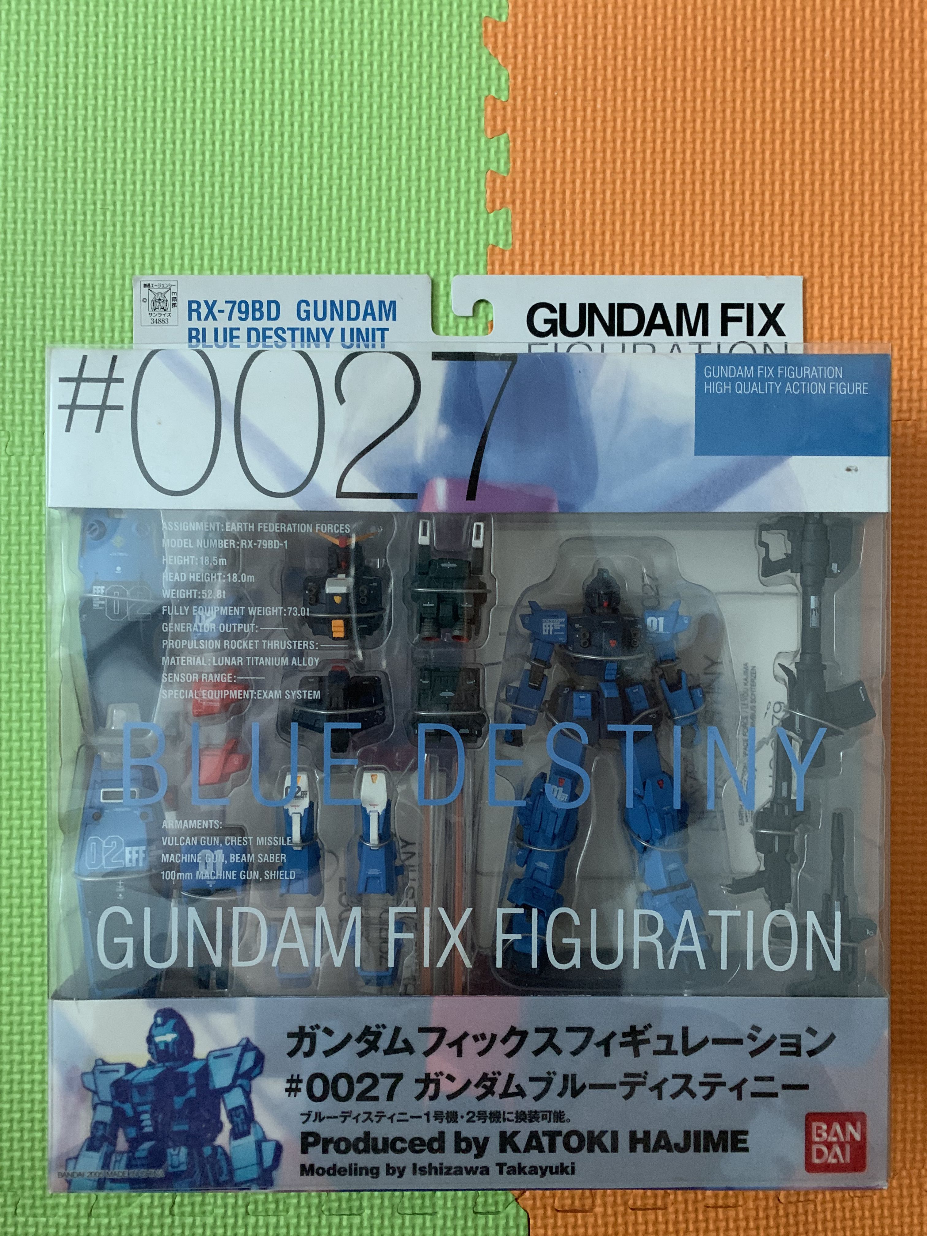 GUNDAM FIX FIGURATION#0027ガンダムブルーディスティニー GFF #0018