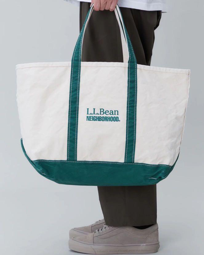 NH X L.L.BEAN . TOTE-L グリーン トートバッグ　Lサイズ