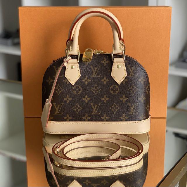 LV Alma Bb Monogram Authentic, Luxury, Bags & Wallets on Carousell