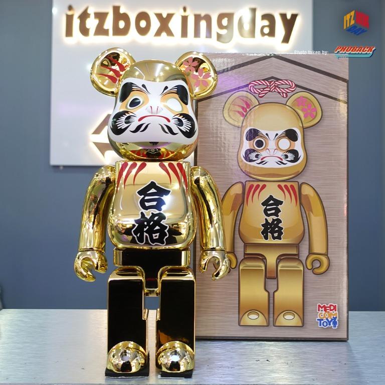 【即日配送】新品未開封 BE@RBRICK 達磨 合格 金メッキ 弐 400％