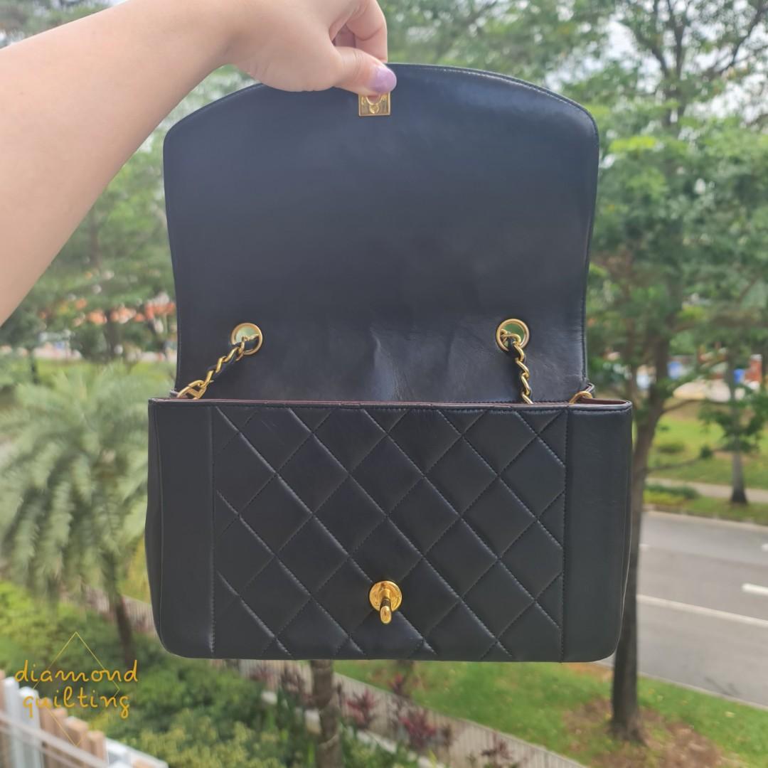 🖤 [SOLD ON IG] VINTAGE CHANEL LADY DIANA CLASSIC QUILT FLAP BAG