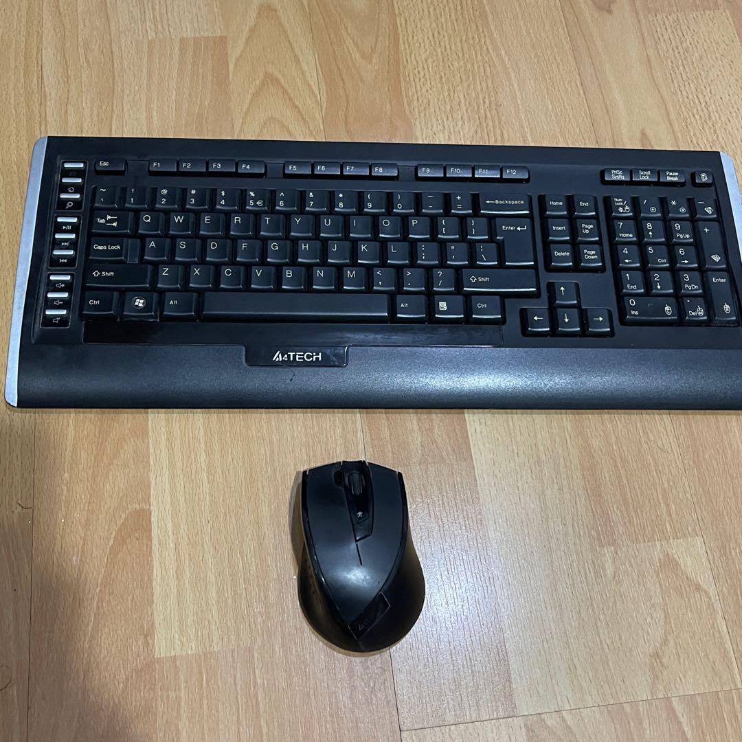 A4tech wireless keyboard + mouse (no usb receiver), Computers & Tech