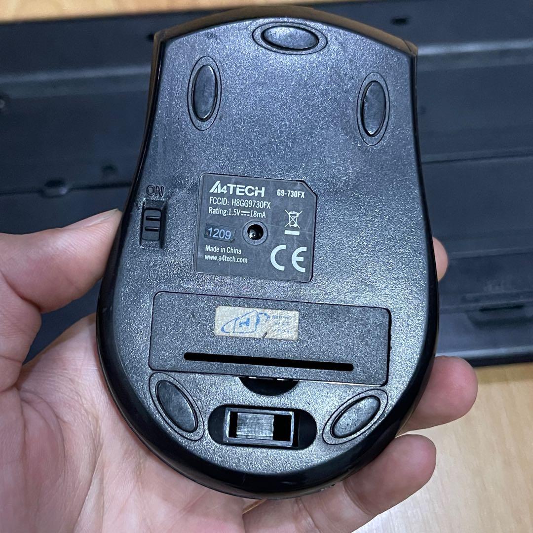 A4tech wireless keyboard + mouse (no usb receiver), Computers & Tech