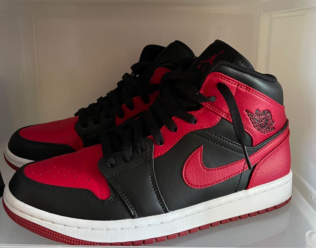 AIR JORDAN 1 Mid Bred Banned, Men's 
