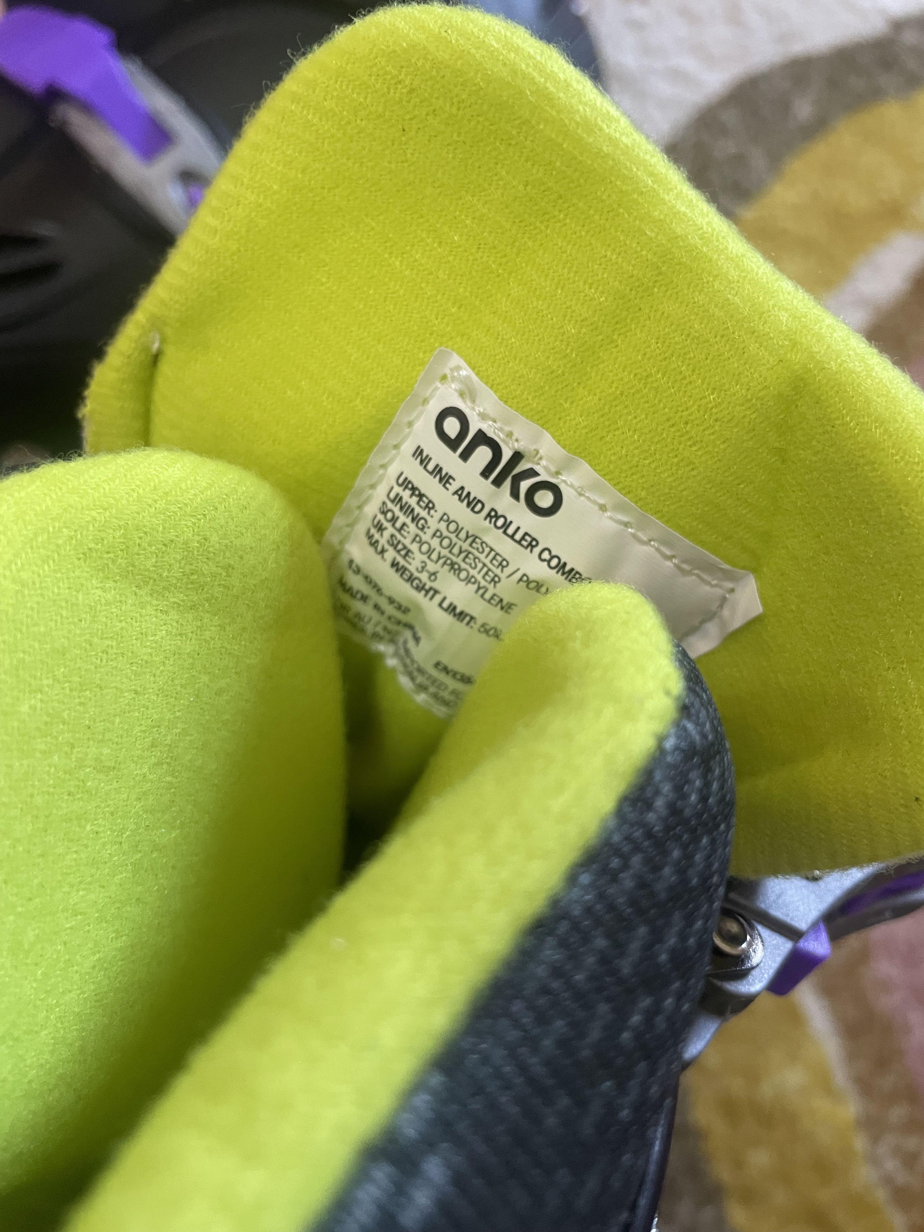 Anko inline roller blades and roller skates combo, Sports Equipment