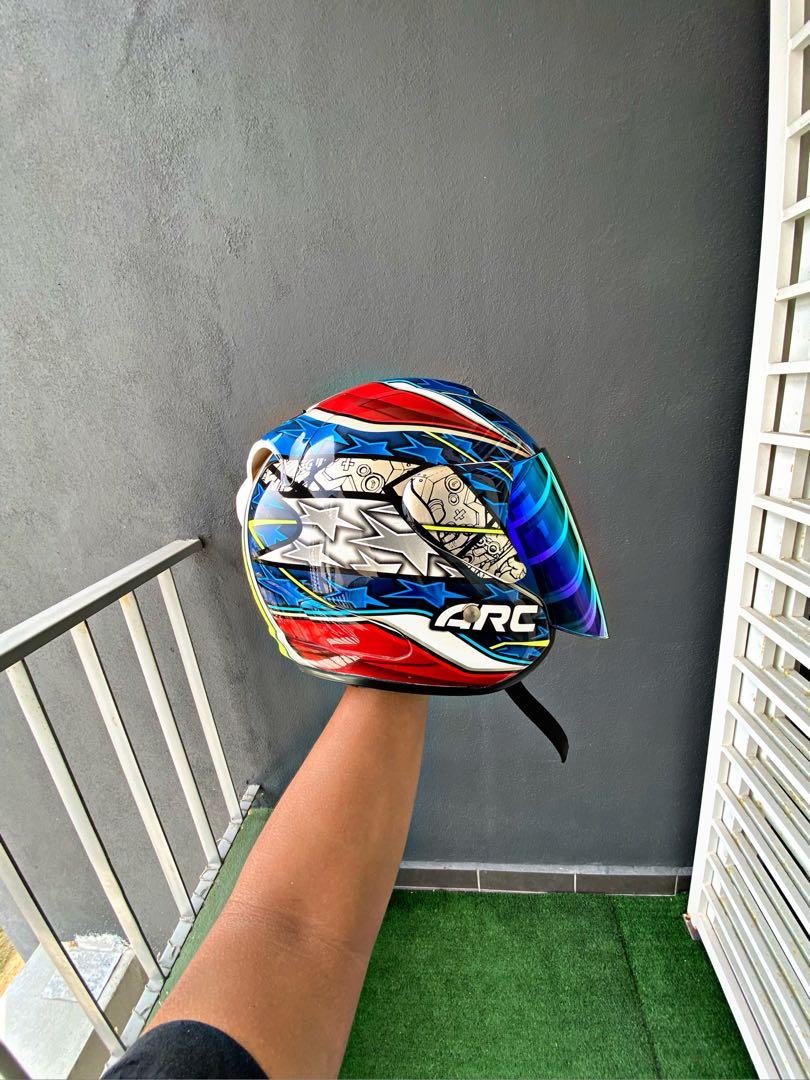 ARC Ritz AR4 Helmet, Motorbikes on Carousell
