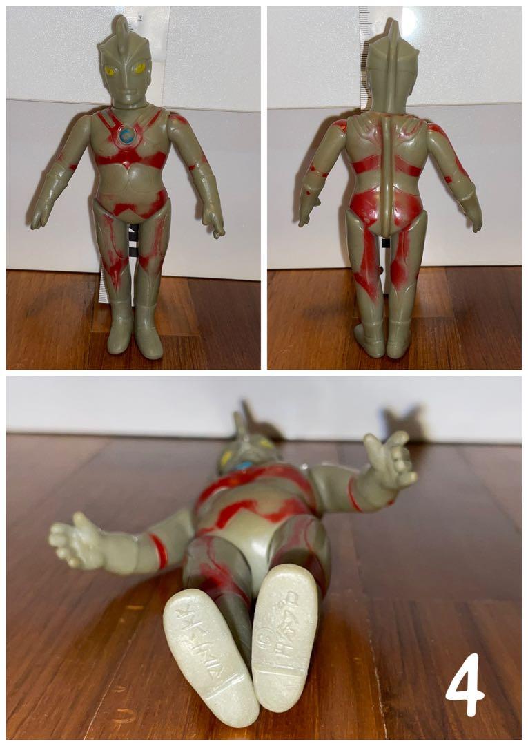 Assortment of Ultraman Characon Gamora and Red King rc figures Kaiyodo Bullmark Ultraman Tiga Rena jal color (Category: Toy Figures) located in Singapore. Submitted by atomu (Listing ID 1006749056, Image 3). Description: Refer below to pricing of individual number: 1) Set of 3 Bullmark - Ultraman, Return of Ultraman & Ultraseven aurora version. MIB - $600 3) Marusan Ultraman 450 Glow in the Dark version Miyazawa Distribution Limited (MIB) - $380 