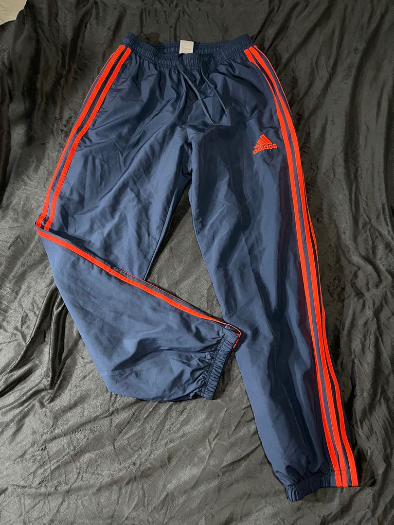 Authentic adidas track pants blue orange Women s Fashion