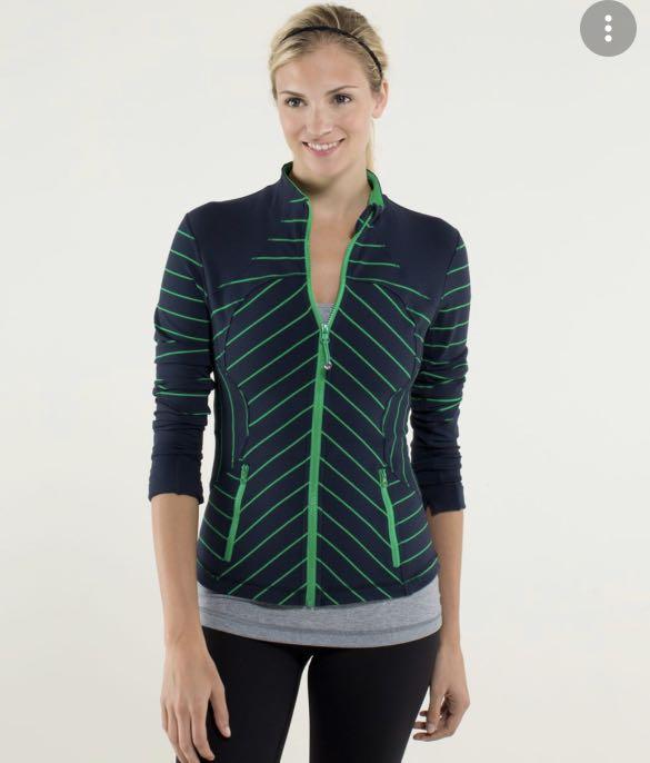 Lululemon striped jacket deals