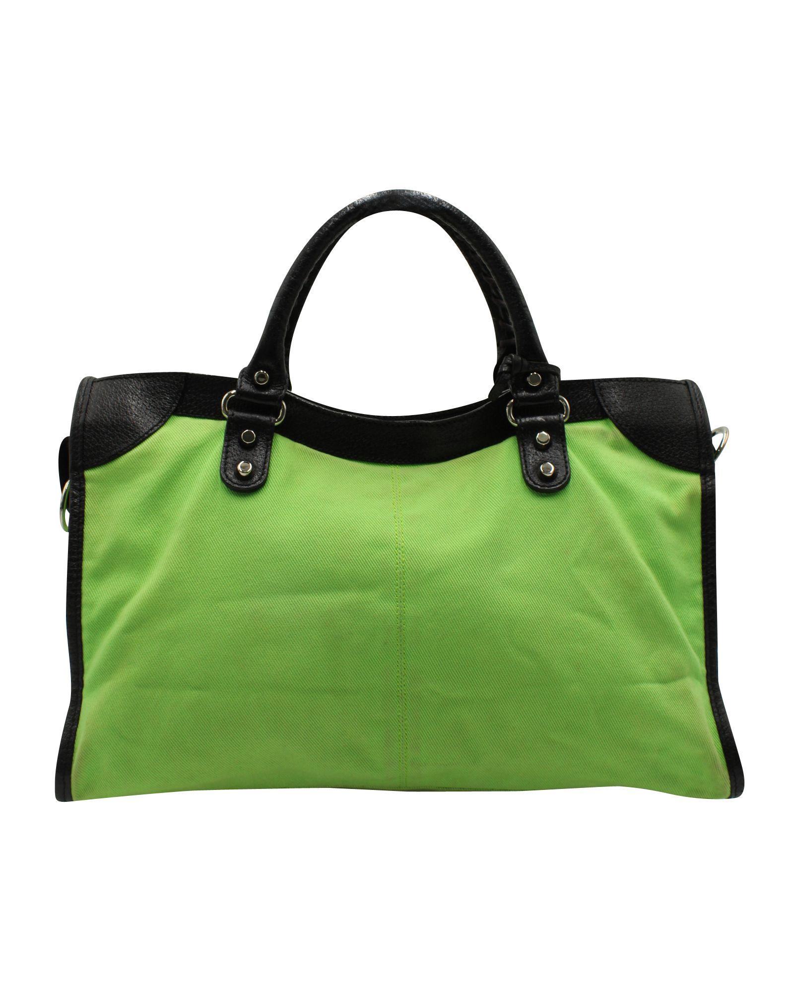 Balenciaga Neon Green Fabric Classic City Bag Handbags, Luxury, Bags ...