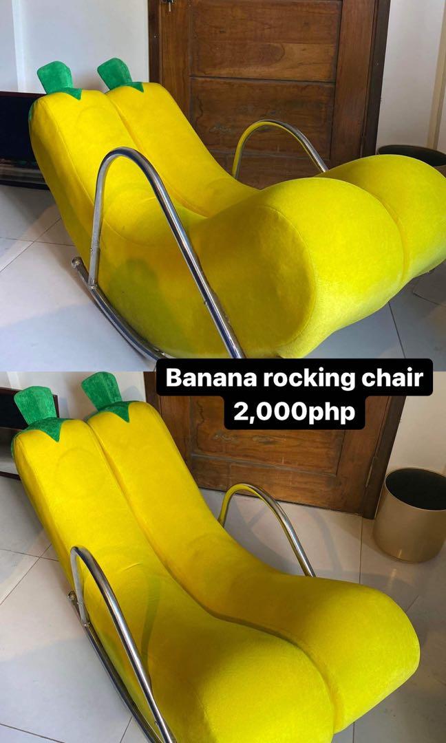 Banana rocking chair, Furniture & Home Living, Furniture, Chairs on