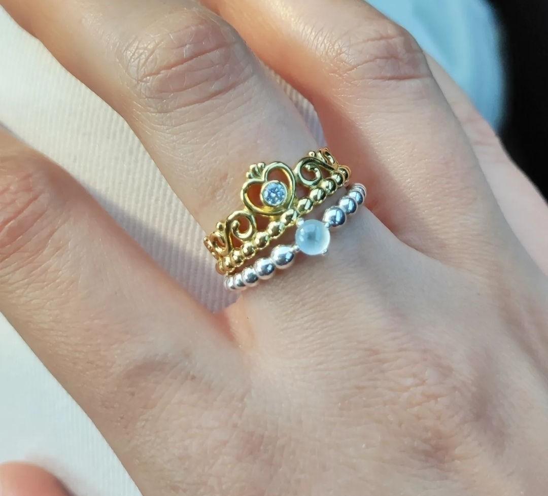 Pandora princess tiara on sale crown ring