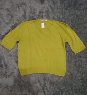 Blouse Cardigan Matcha Yellow