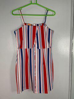 Blue and Red Stripe dreas