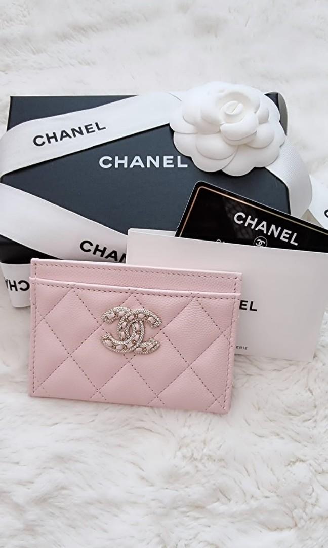 💝BNIB💝 22S Chanel Cardholder Sakura Pastel Pink 🌸, Luxury, Accessories  on Carousell