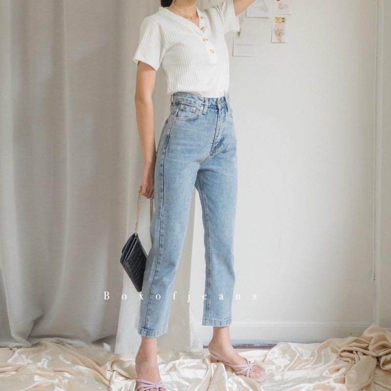 Boyfriend Jeans Light Blue Size 27 
