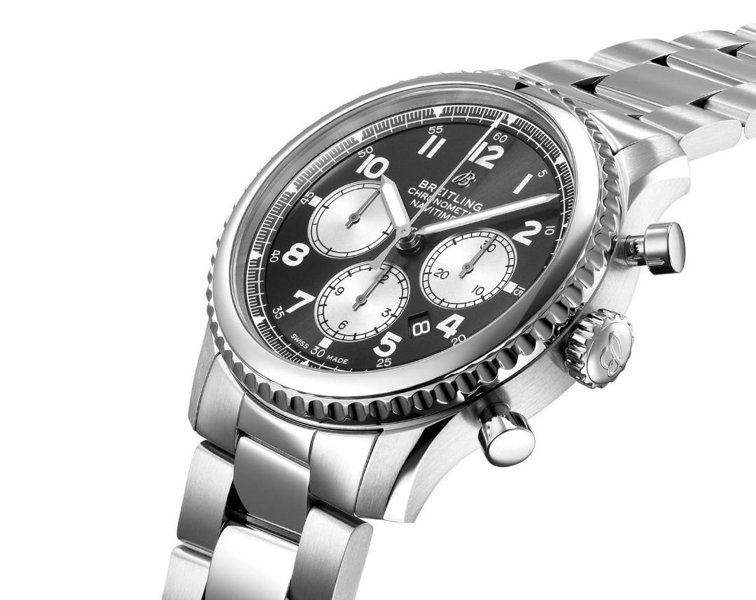 breitling black chronograph