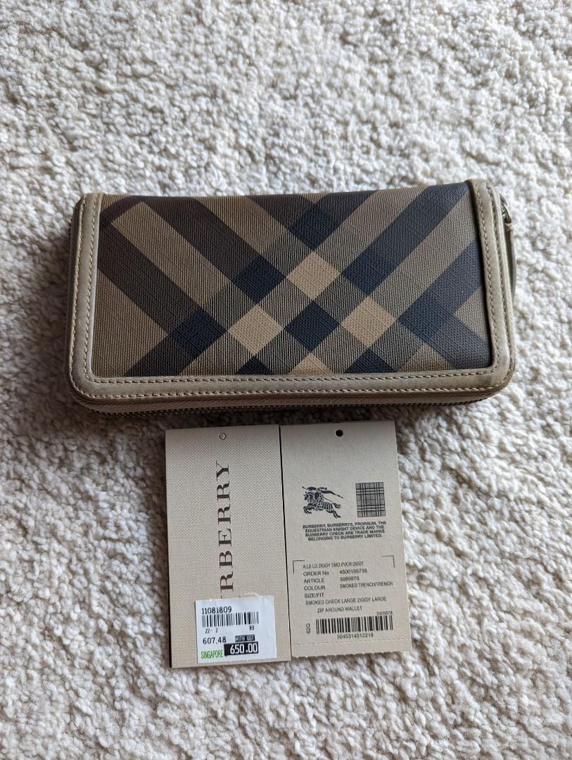 Burberry Smoked Check Large Ziggy Women s Fashion Bags Wallets