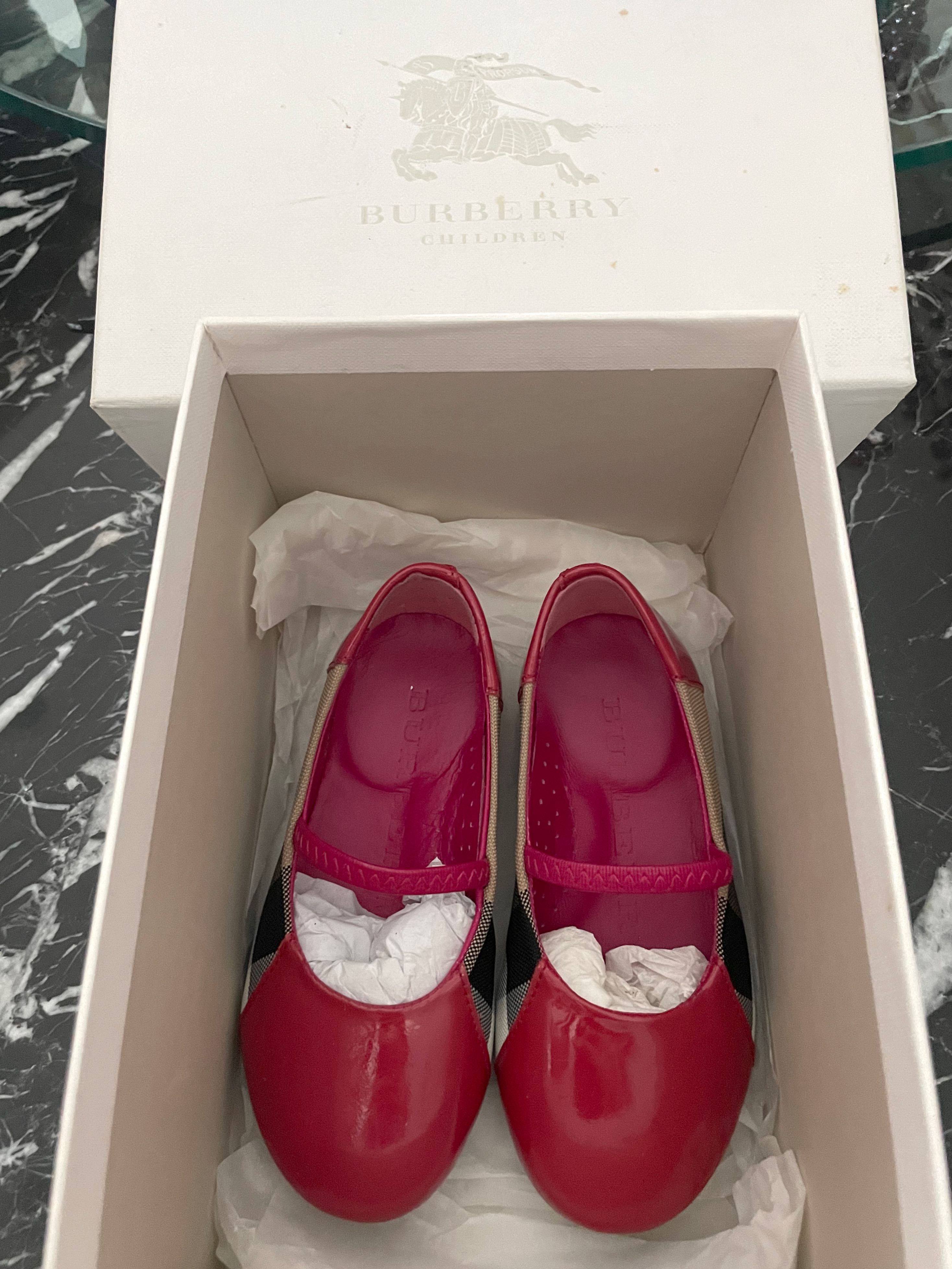 Burberry toddler shop girl shoes
