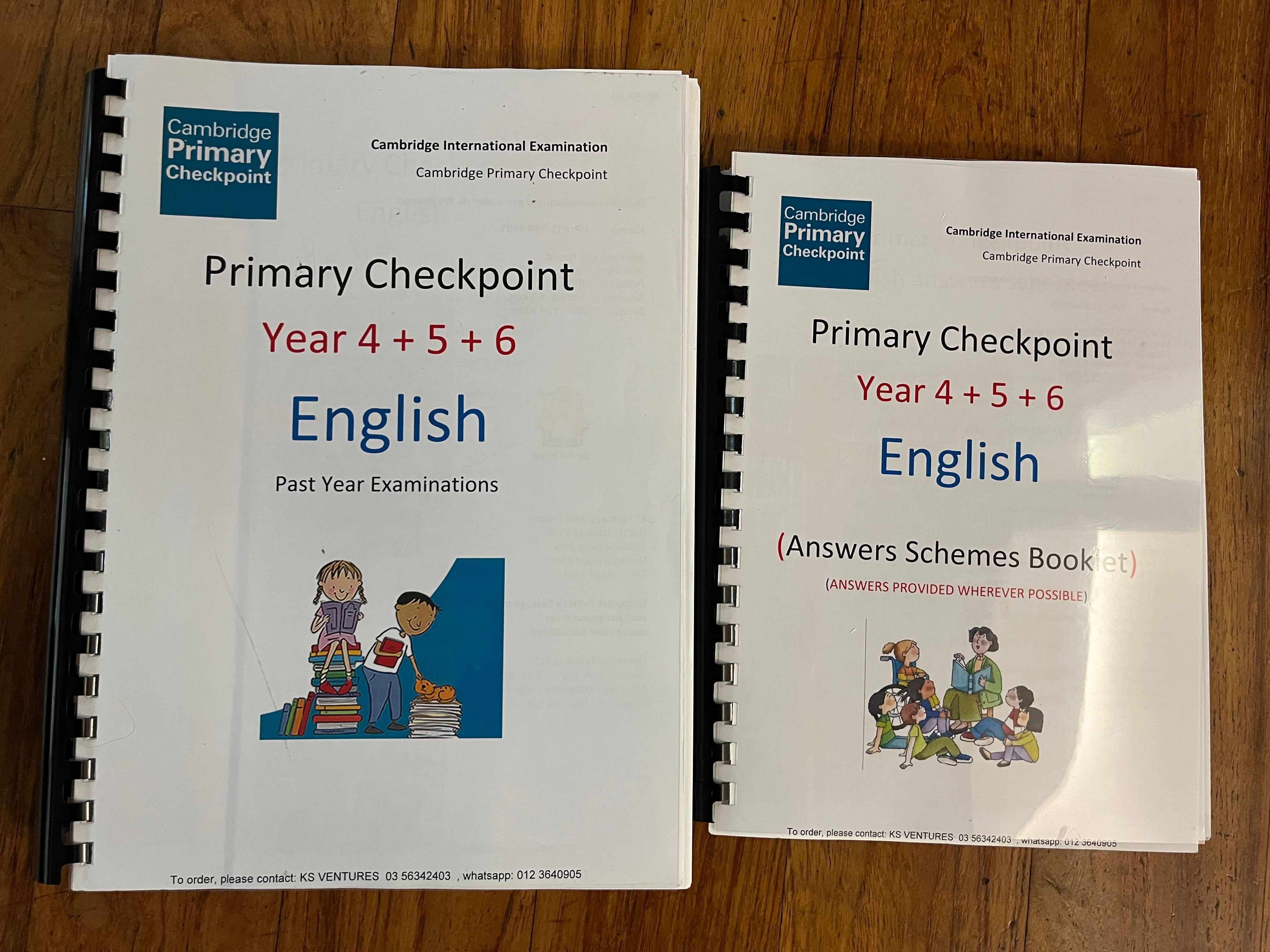 Cambridge primary checkpoint past year papers year 6 english answer