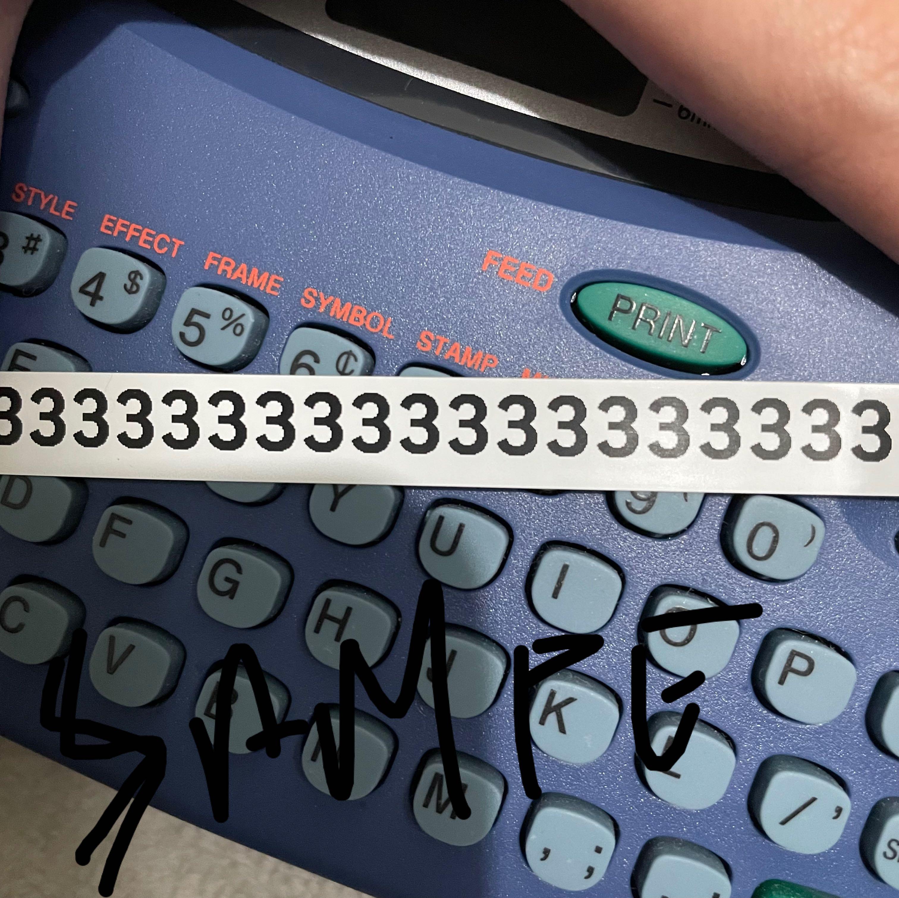 Casio KL100 Label Maker, Hobbies & Toys, Memorabilia & Collectibles, Stamps & Prints on Carousell