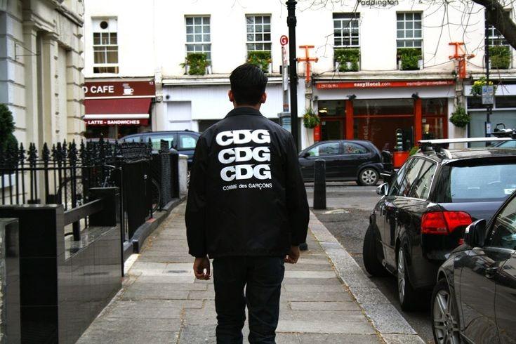 Comme de garcon coach jacket best sale